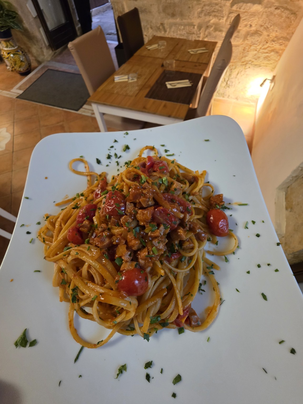 Primo piatto di pasta