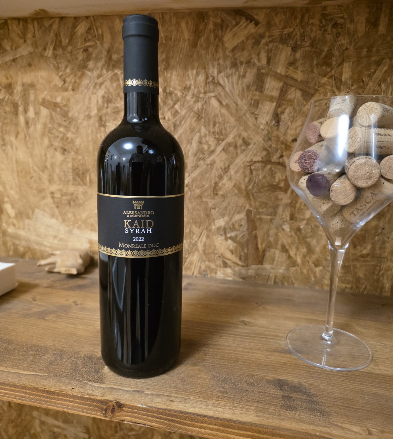 Bottiglia Kaid Syrah Alessandro di Camporeale