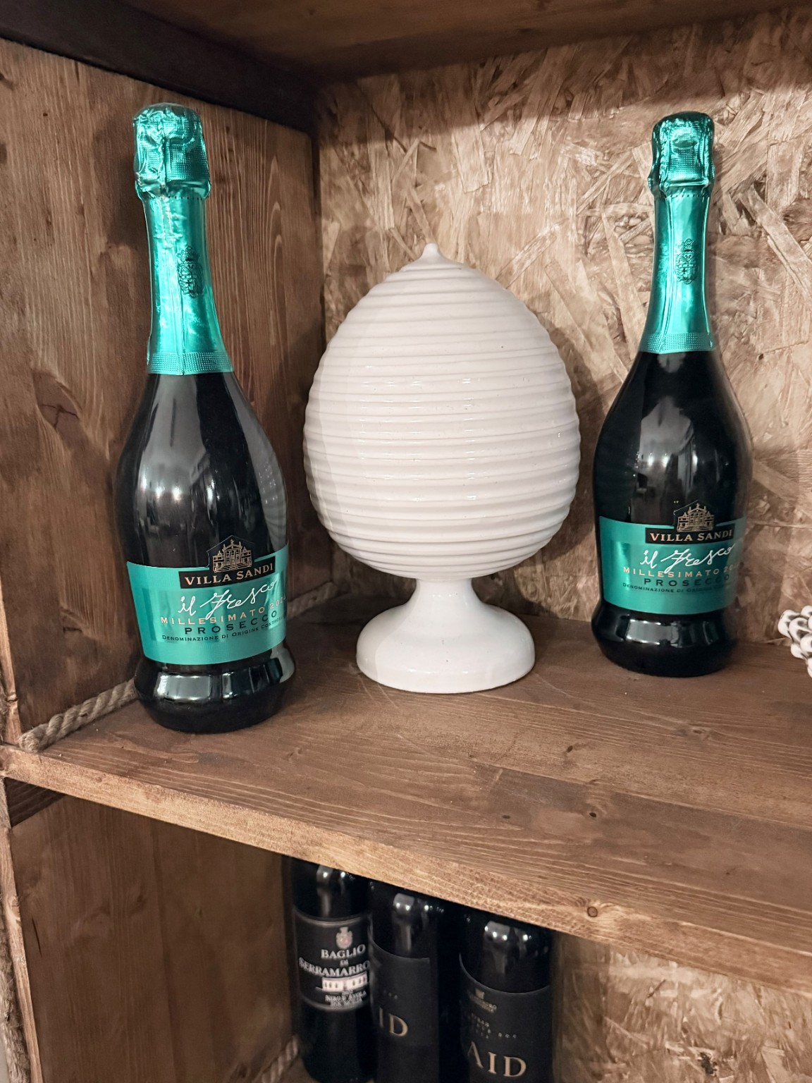 Prosecco Villa Sandi nella cantina di Napulè Ortigia